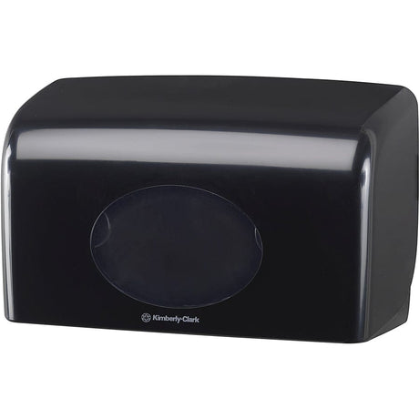 Kimberly-Clark Aquarius Toilettenpapier-Spender, schwarz Maße: 18 x 29,8 x 12,8 cm