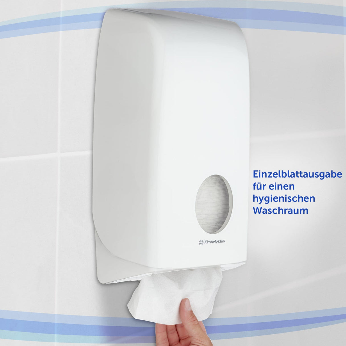 Kimberly-Clark Aquarius Toilettenpapier-Spender, weiß