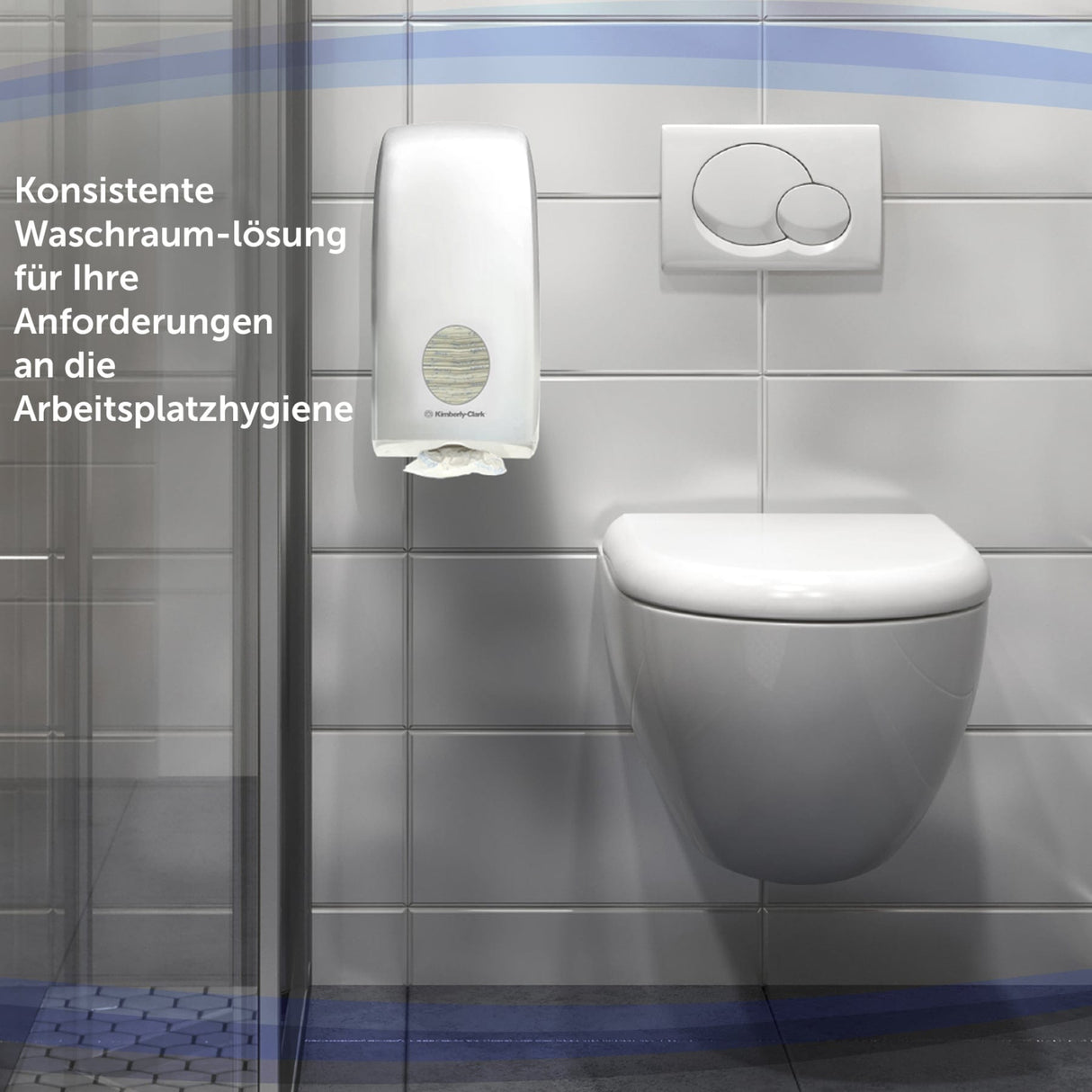 Kimberly-Clark Aquarius Toilettenpapier-Spender, weiß