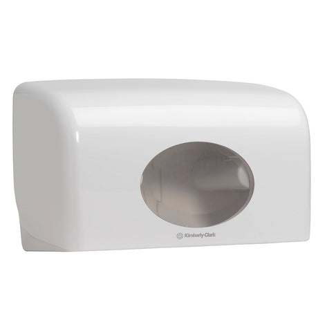 Kimberly-Clark Aquarius Toilettenpapier-Spender, weiß Weiß 18 x 29,8 x 12,8 cm