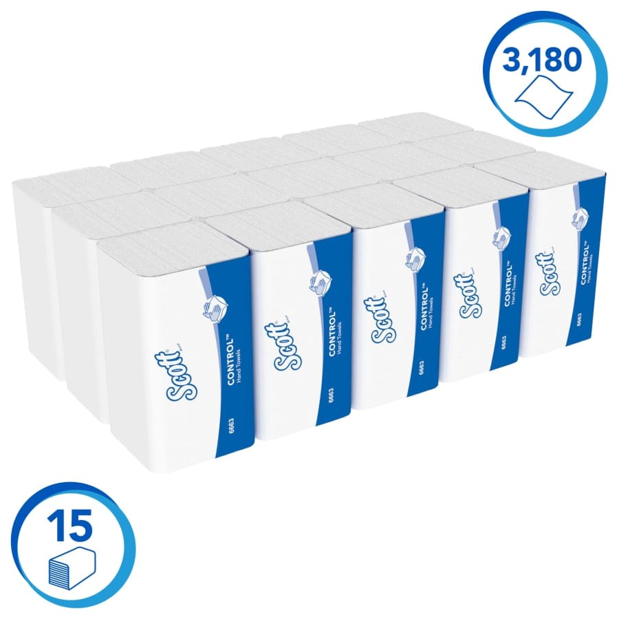 Kimberly-Clark Papierhandtücher SCOTT Control, 31,8 x 32 cm