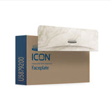 Kimberly-Clark Professional ICON Blende Motiv WARMER MARMOR 1 Blende für Doppelrollen Toilettenpapierspender