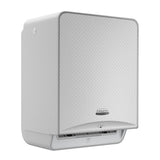 Kimberly-Clark Professional ICON Rollenhandtuchspender, Sensor 1 Spender graues Gehäuse mit SILBER MOSAIK Blende