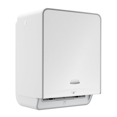 Kimberly-Clark Professional ICON Rollenhandtuchspender, Sensor 1 Spender weißes Gehäuse mit WEISSER MOSAIK Blende