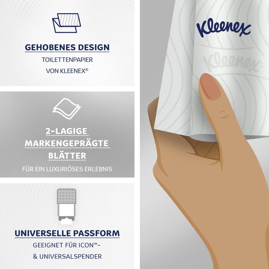 KLEENEX® 200 Toilet Tissue für Einzelblattsystem