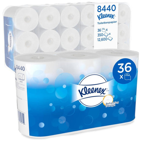 KLEENEX® 350 Toilet Tissue Rollen Toilettenpapier, 3-lagig
