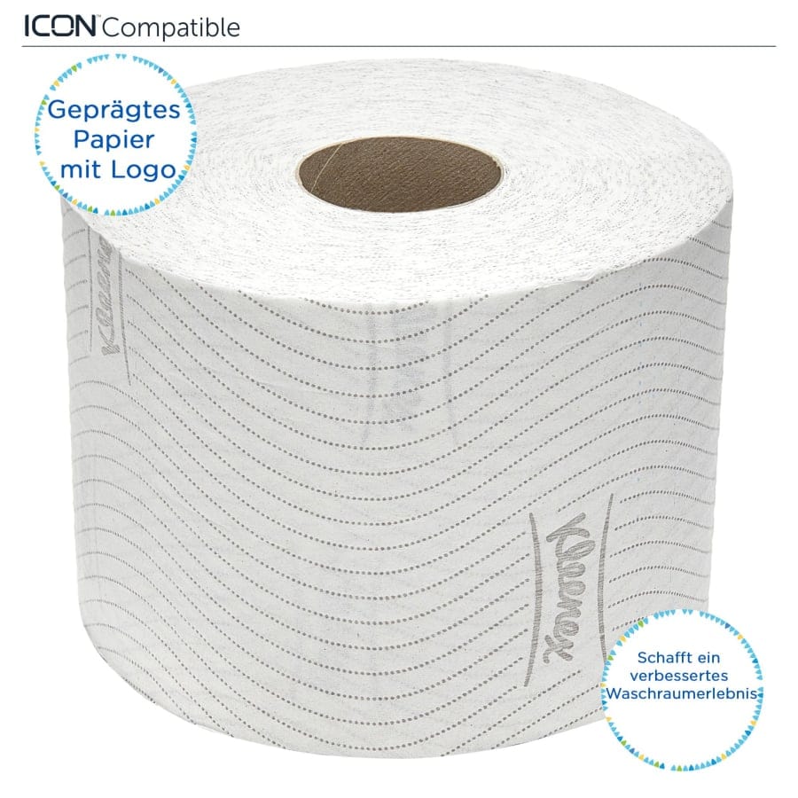 KLEENEX® 600 Toilet Tissue Rollen Toilettenpapier, 2-lagig