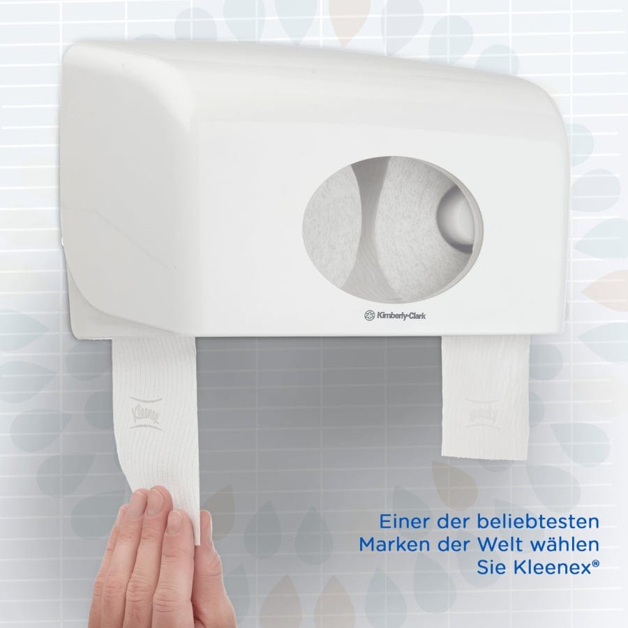 KLEENEX® 600 Toilet Tissue Rollen Toilettenpapier, 2-lagig