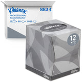 KLEENEX® Kosmetiktücher Würfel-Box 1 Karton = 12 Boxen x 88 Blätter = 1056 Blätter