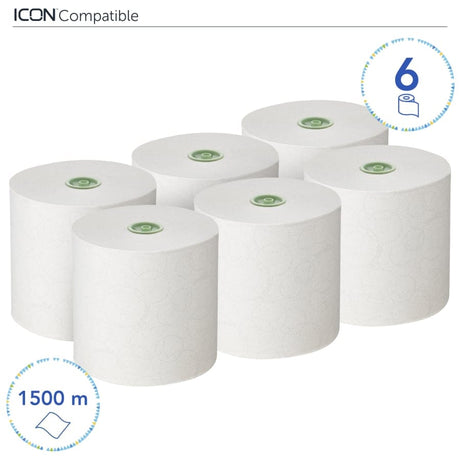 KLEENEX® Papierhandtücher auf Rollen 1-lagig, weiß, Großrolle