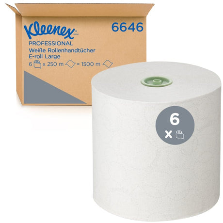 KLEENEX® Papierhandtücher auf Rollen 1-lagig, weiß, Großrolle