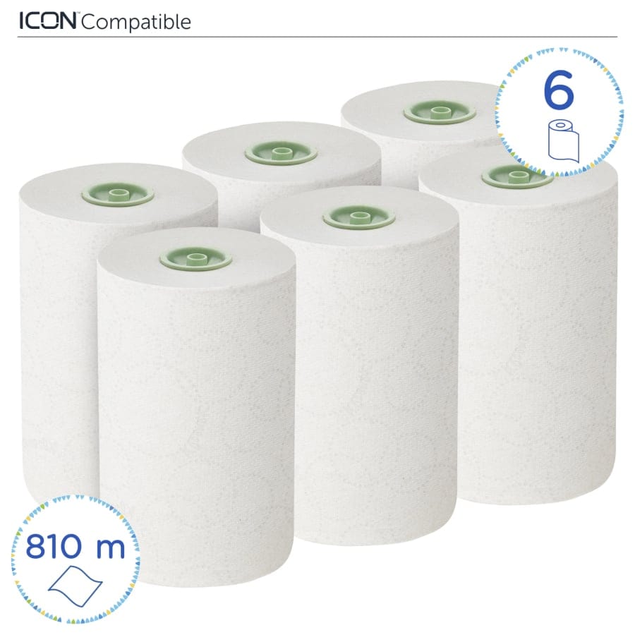 KLEENEX® Slimroll Papierhandtücher auf Rollen, 1-lagig, weiß