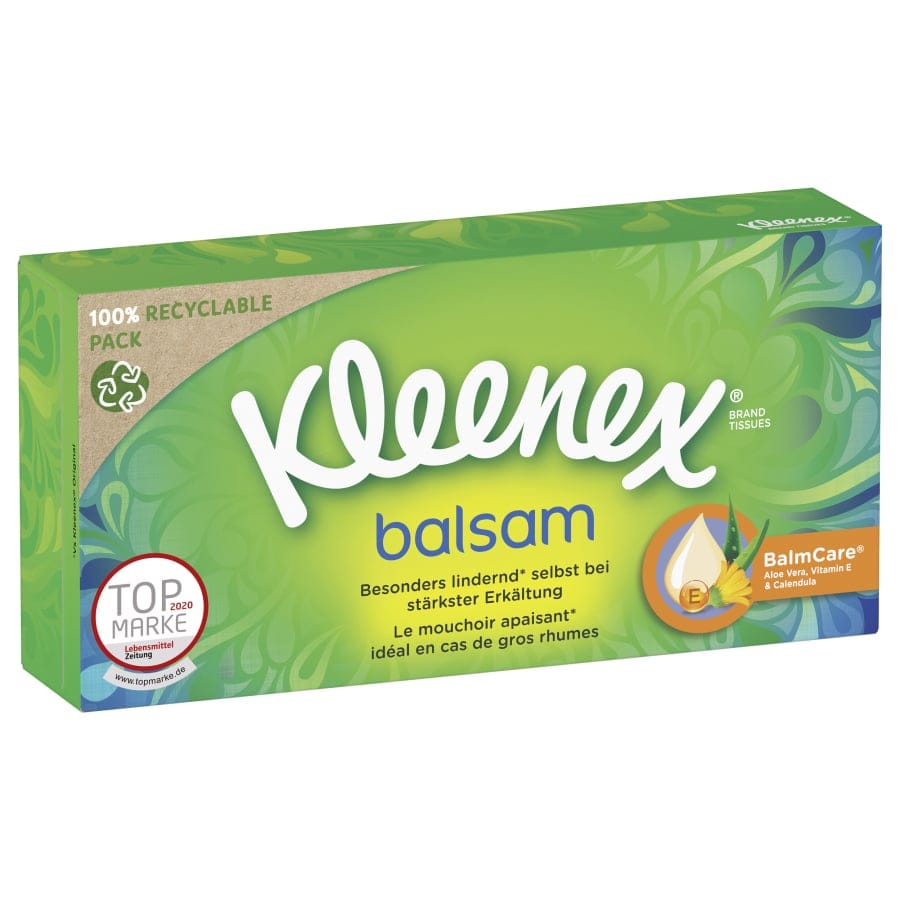KLEENEX® Taschentuchbox Balsam, 4 lagig