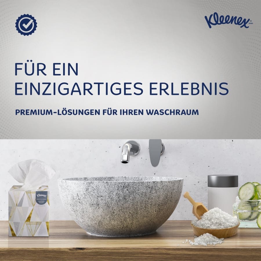 KLEENEX® Toilettenpapierrollen 3-lagig, weiß, Großpackung