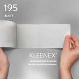 KLEENEX® Toilettenpapierrollen 3-lagig, weiß, Großpackung