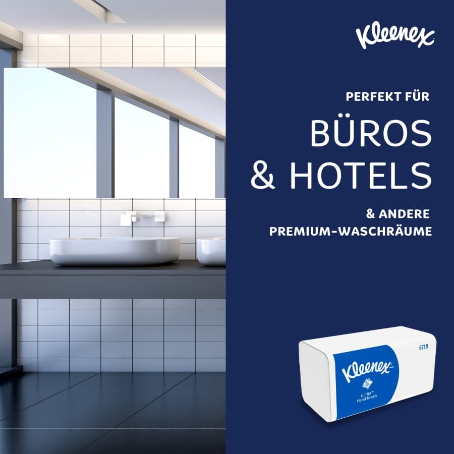 Kleenex®  Ultra™ Handtuchpapier, 3-lagig, 31,5 x 21,5 cm