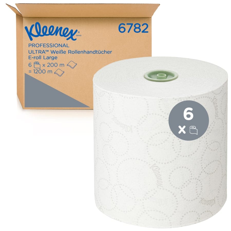 KLEENEX® Ultra Papierhandtuchrollen, 2-lagig, weiß, Großrolle