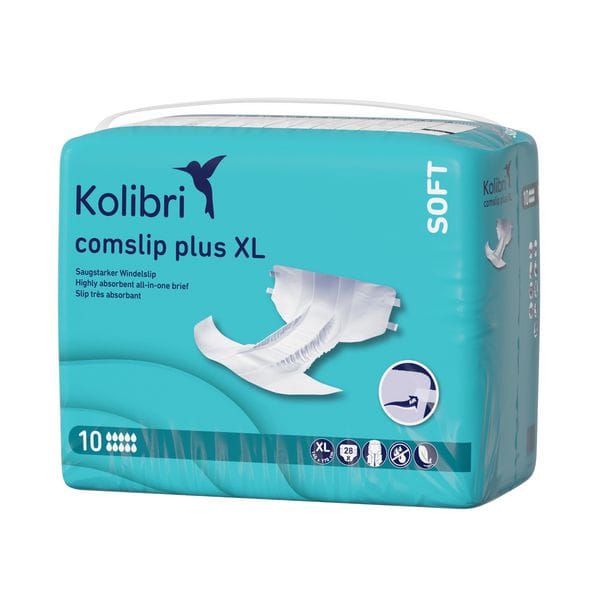 Kolibri comslip SOFT plus Inkontinenzslip XL - 140 - 170 cm - Beutel à 28 Stück