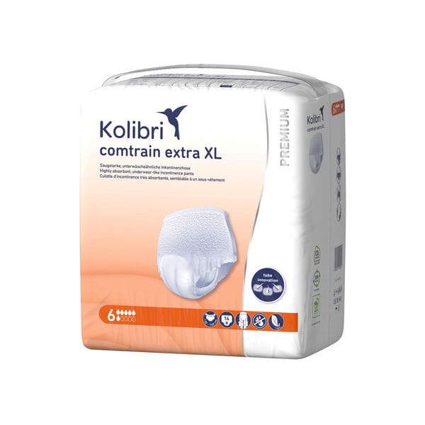 Kolibri comtrain PREMIUM extra Inkontinenzhose XL - 130 - 160 cm - Beutel à 14 Stück
