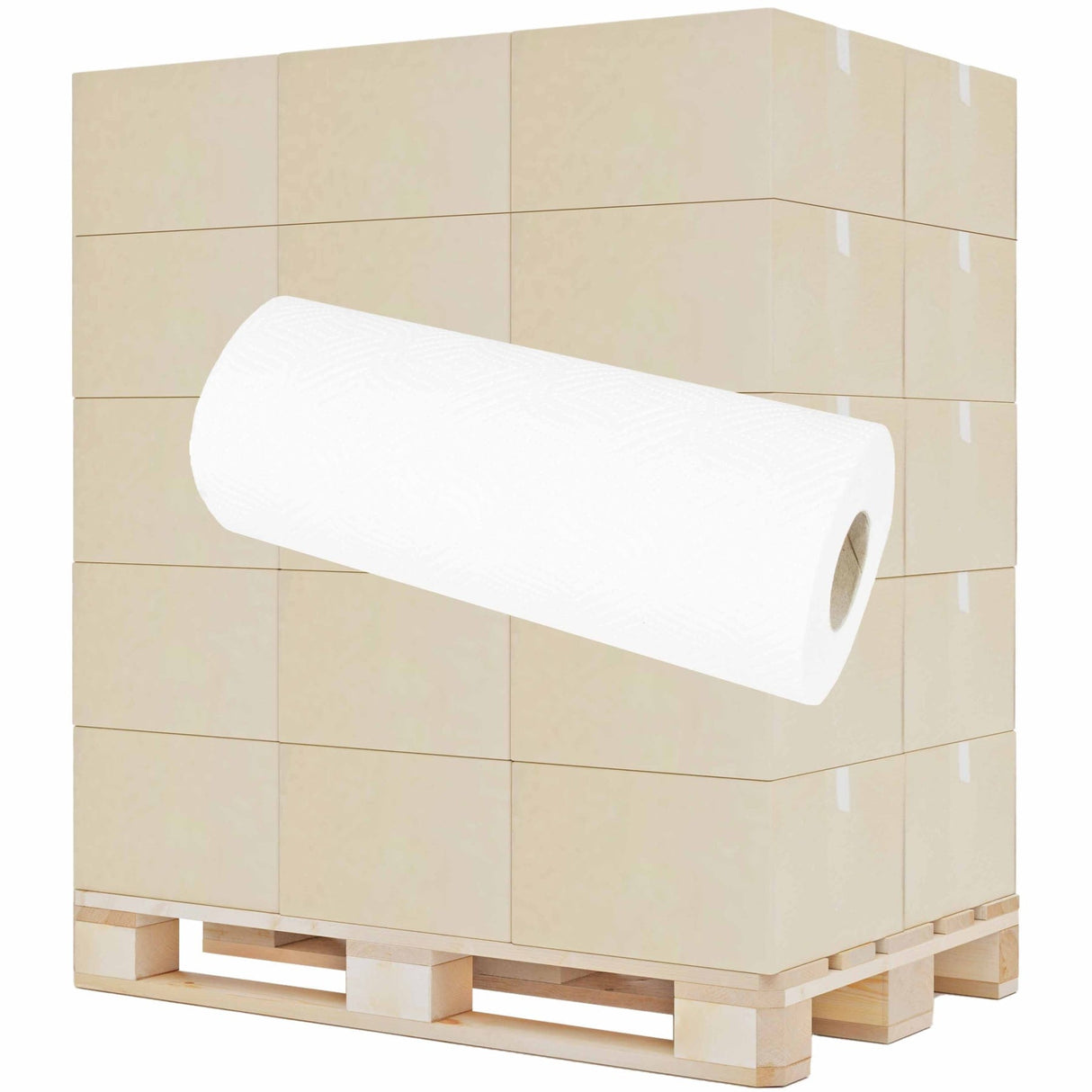 Küchenrolle, 3-lagig, hochweiß, 100 % Zellstoff 50 Blatt