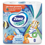 Zewa Wisch & Weg limited Edition Küchenrolle mit Motiv 1 Packung = 2 Rollen à 72 Blatt