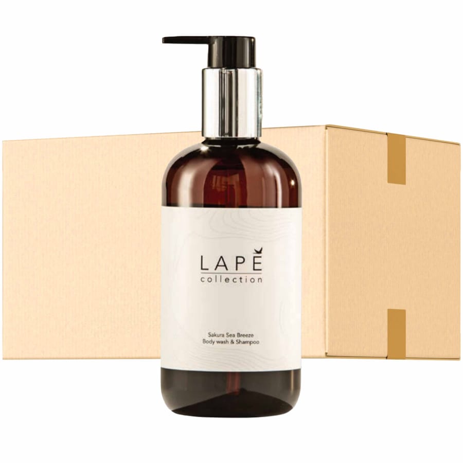 LAPE Collection Haarshampoo & Duschgel Earth Edition, parfümiert 2,4 Liter (8 x 300 ml)