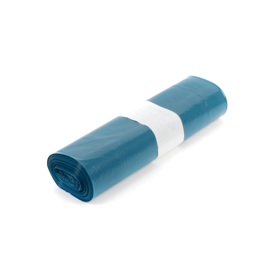 LDPE Müllsäcke blau gerollt, 120 Liter, 700 x 1.100 mm