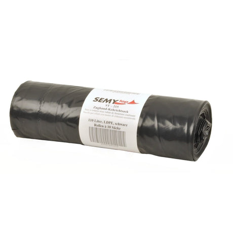 LDPE Zugband- Kehrichtsäcke, schwarz, 110 Liter