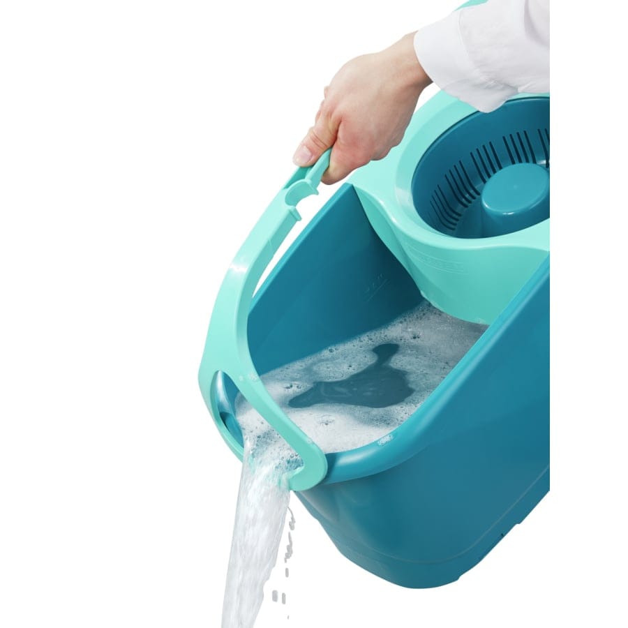 Leifheit Clean Twist Disc Mop Ergo mobile Wischset, 4-teilig