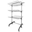 LEIFHEIT Comfort Tower 420 Black Turmwäscheständer, 3-lagig