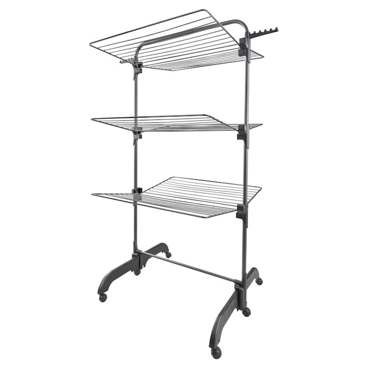 LEIFHEIT Comfort Tower 420 Black Turmwäscheständer, 3-lagig