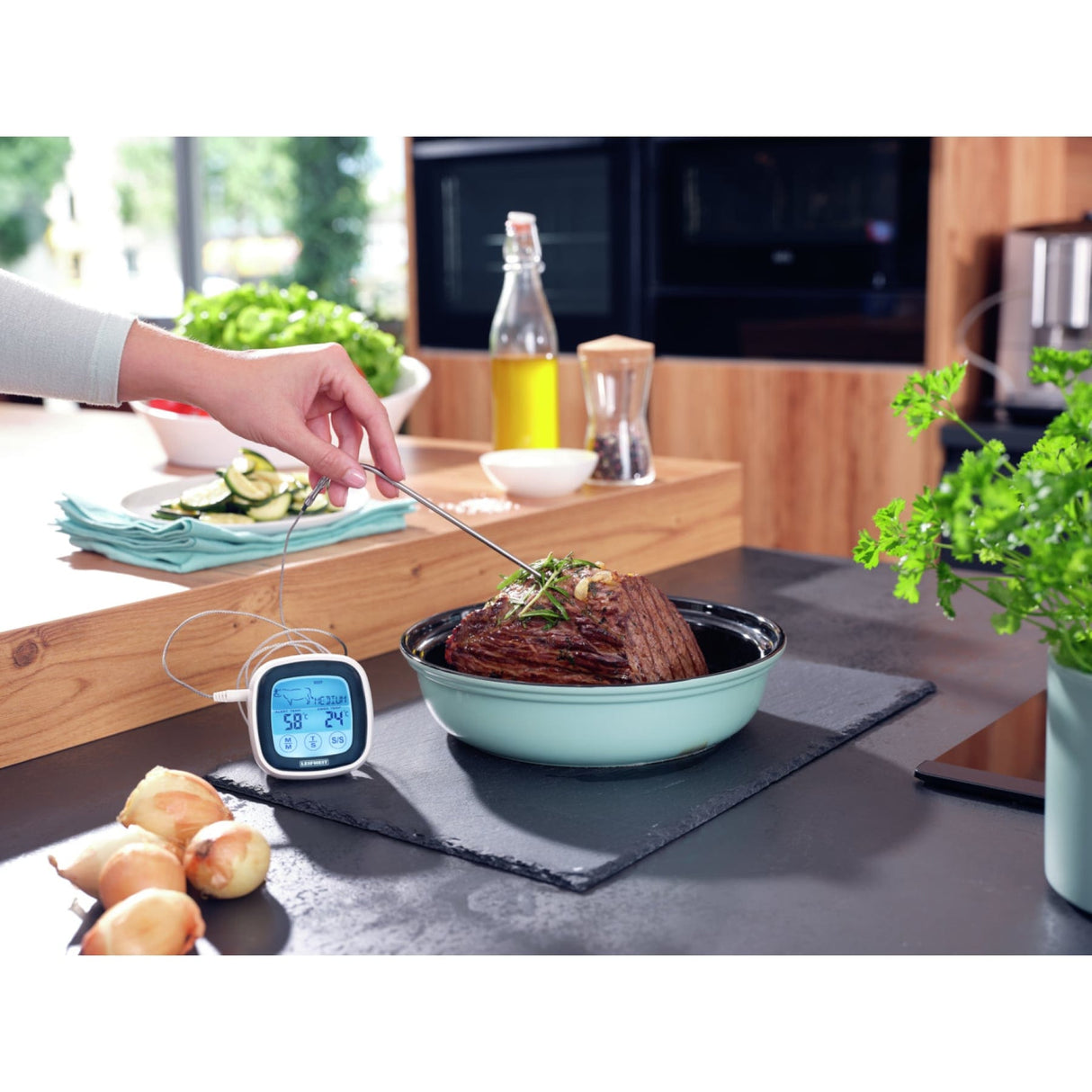 Leifheit digitales Braten- und BBQ-Thermometer