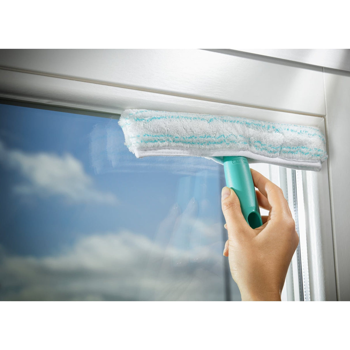 LEIFHEIT Dry & Clean Fenstersauger Komplettset, 4-teilig
