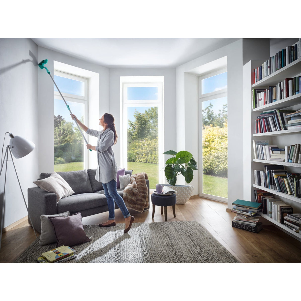 LEIFHEIT Dusty Handgerät Wand und Deckenbesen