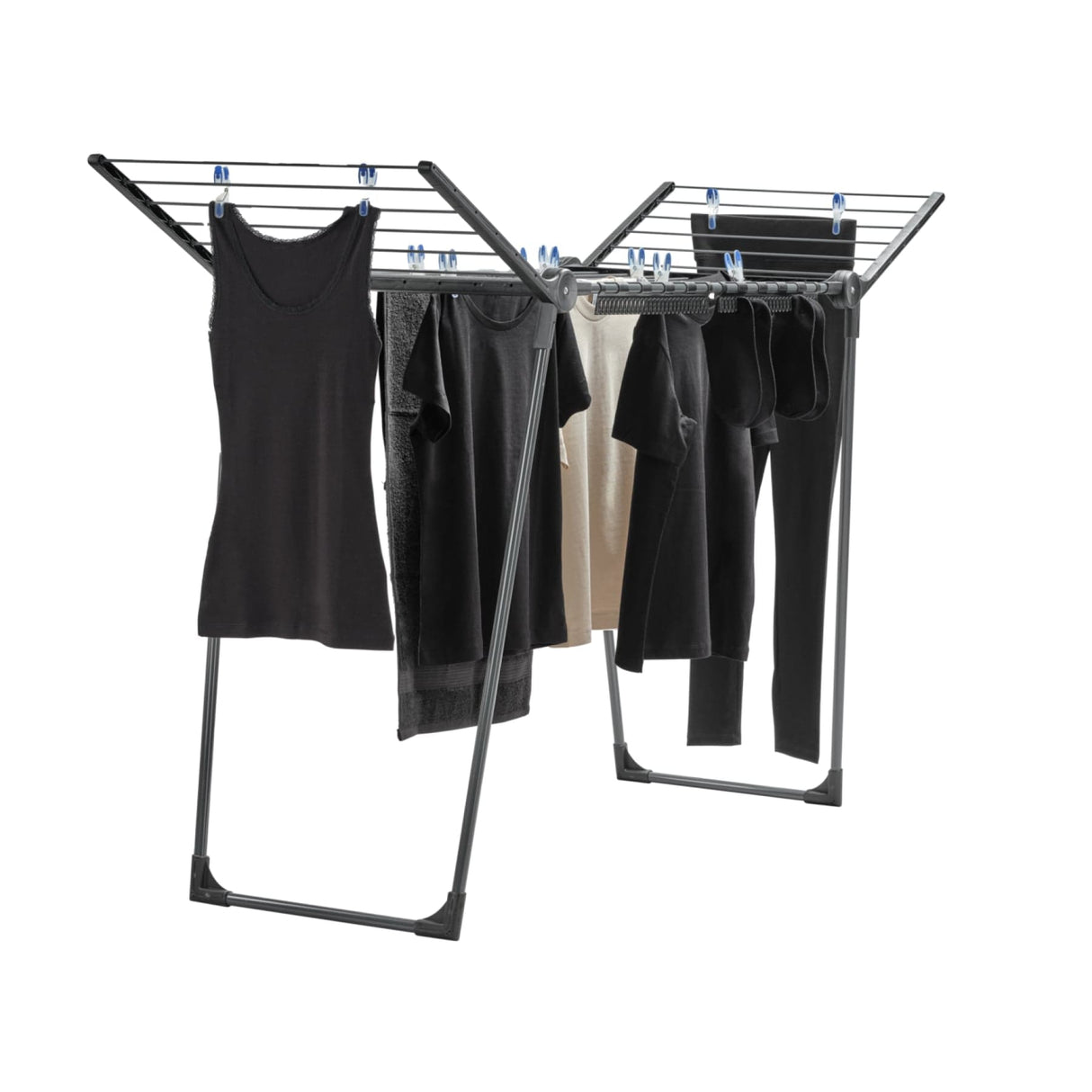 Leifheit Wäscheständer Pegasus 150 Solid Slim Black