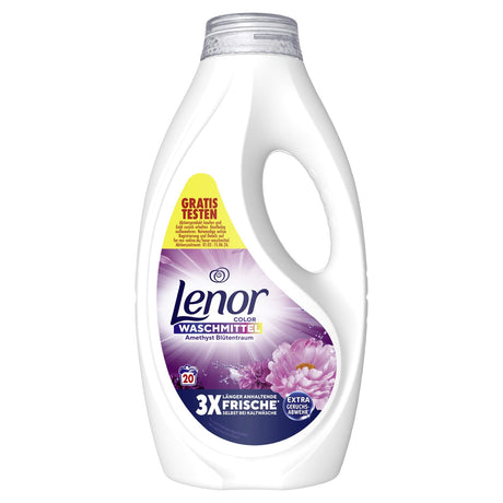 Lenor Color Flüssigwaschmittel Amethyst Blütentraum 9 l