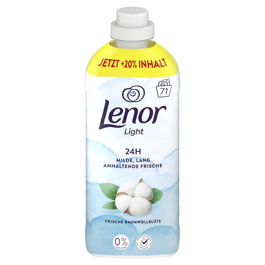 Lenor Light Weichspüler Frische Baumwollblüte 491 l