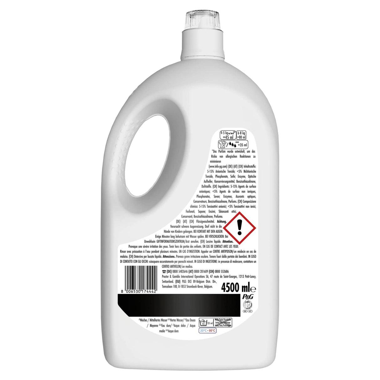 Lenor Sensitiv Flüssigwaschmittel Baumwollblüte & Tiaré-Blume