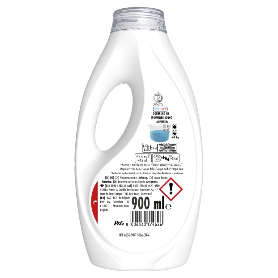 Lenor Sensitiv Flüssigwaschmittel Baumwollblüte & Tiaré-Blume