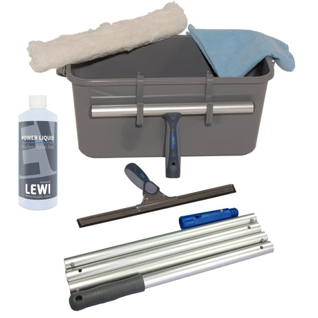 LEWI Glasreinigungsset 10-teilig