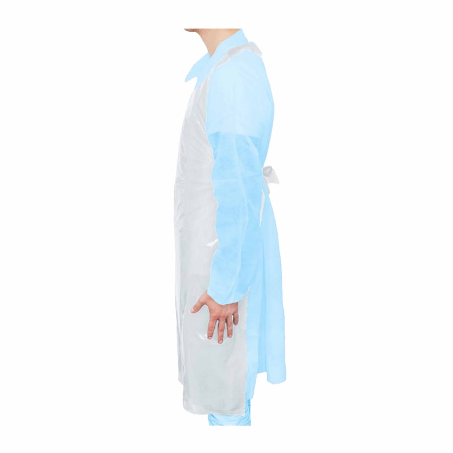MaiMed Apron PE Einwegschürze geblockt