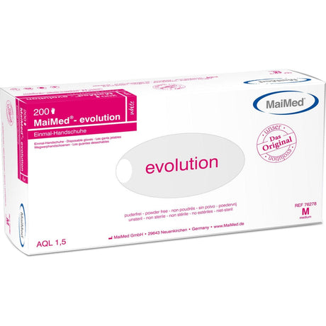 MaiMed evolution transparent Einmalhandschuhe puderfrei