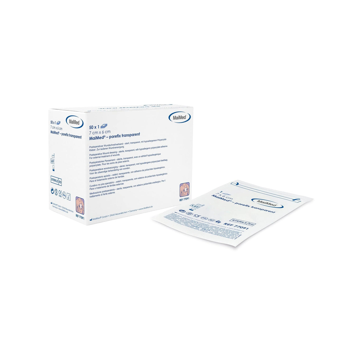 MaiMed porefix transparent steril Wundschnellverband