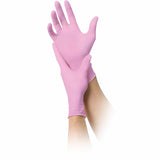 MaiMed solution 100 pink Nitril Einmalhandschuhe puderfrei