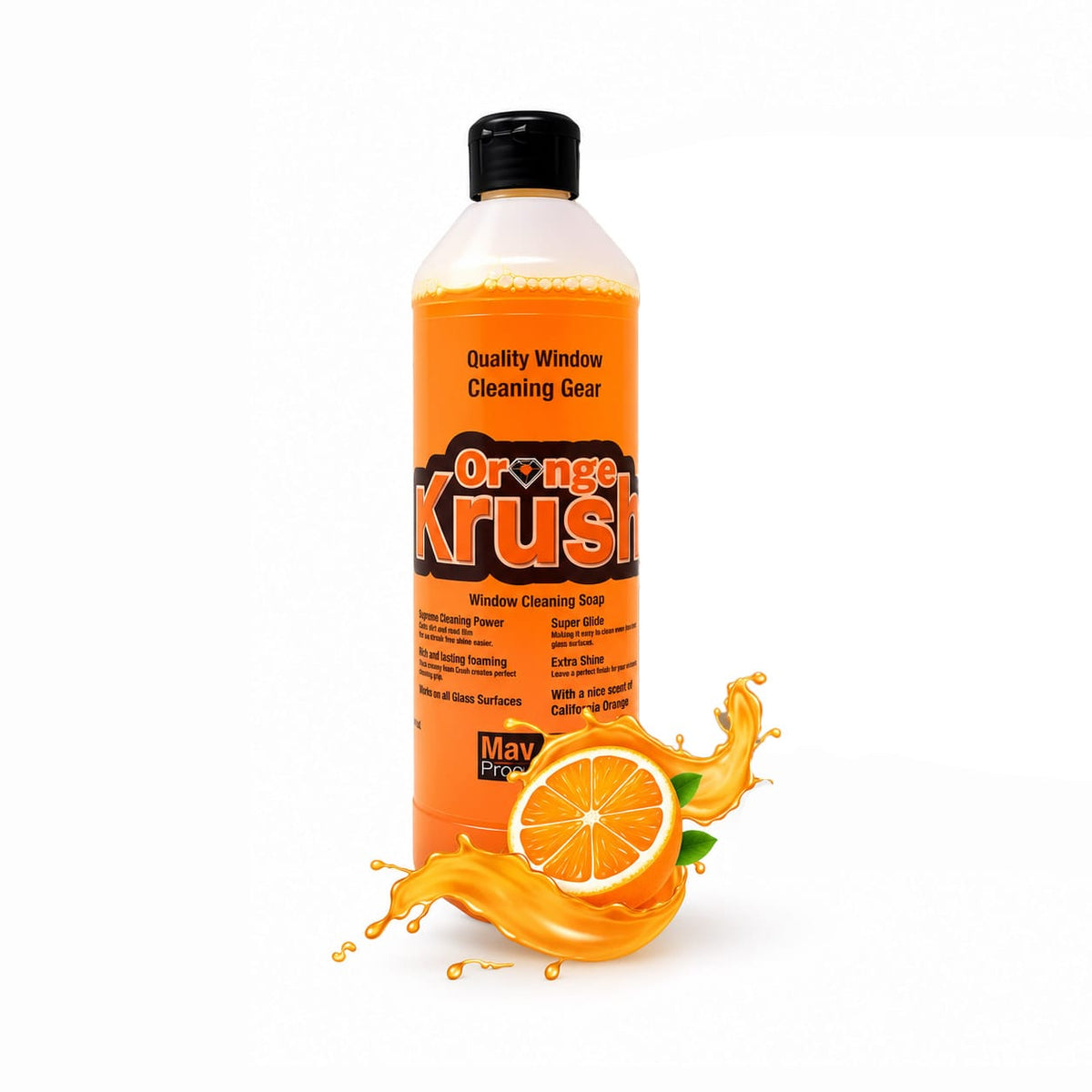 Maykker Orange Krush Glasreiniger 500 ml Flasche