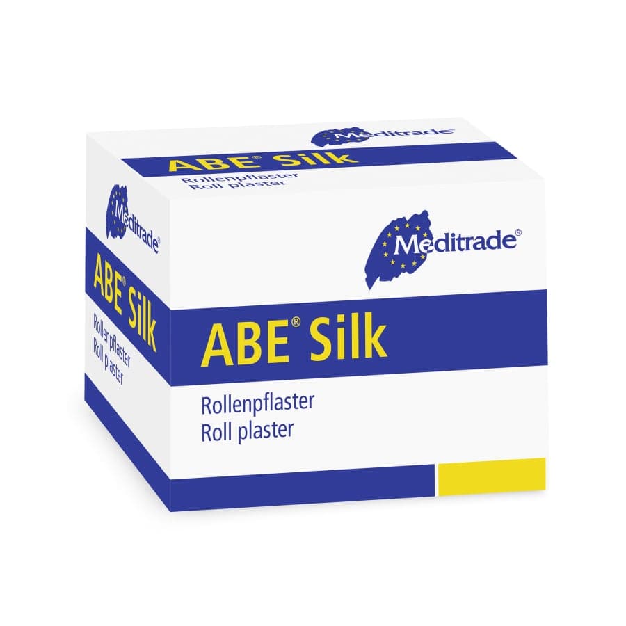 Meditrade ABE® Fixierpflaster Rolle  2,5 cm x 9,14 m atmungsaktiv 1 Karton (10 Packungen × 24 Stück)