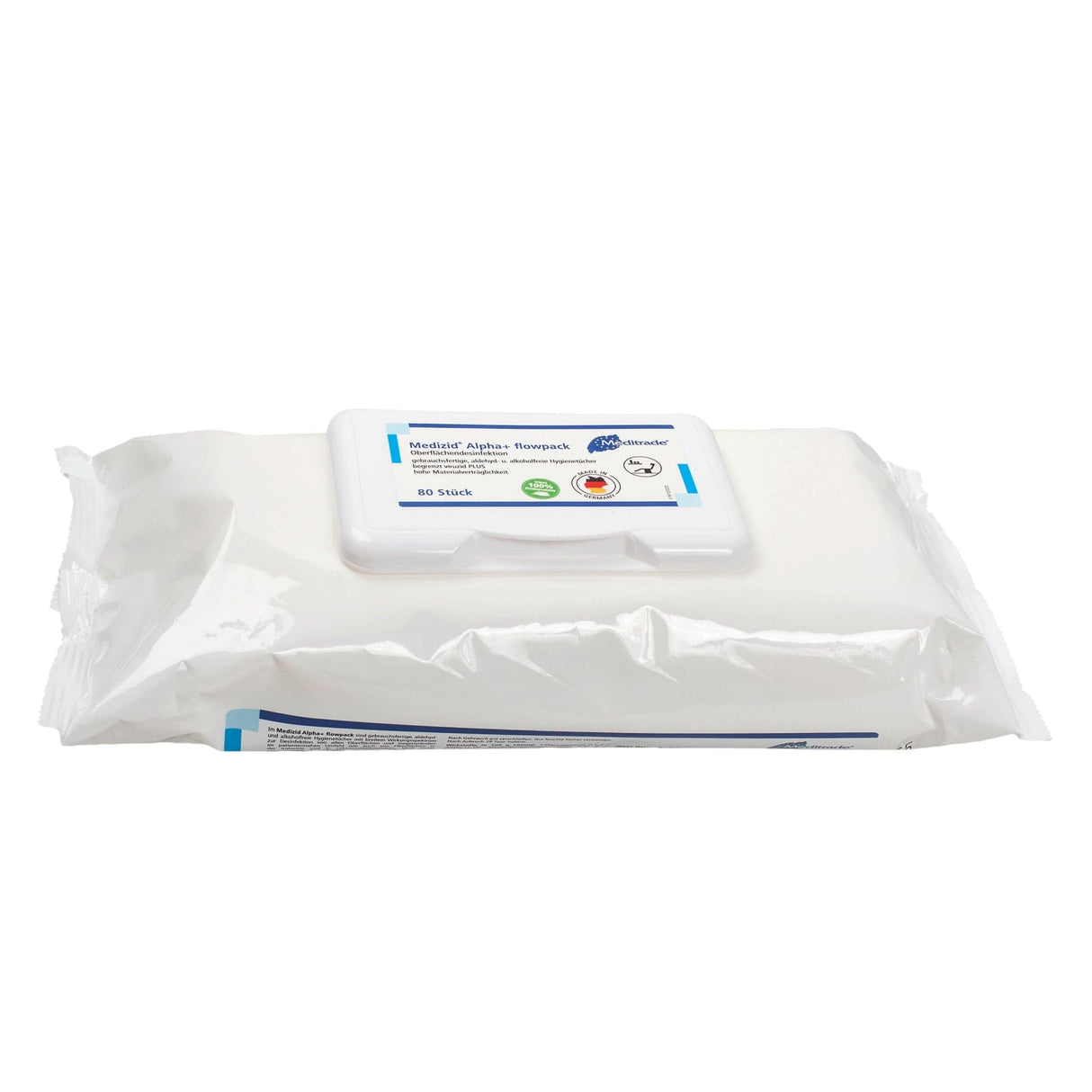 Meditrade Hygienetücher Medizid® Alpha+ 1 Karton (12 Packungen), 80 Tücher