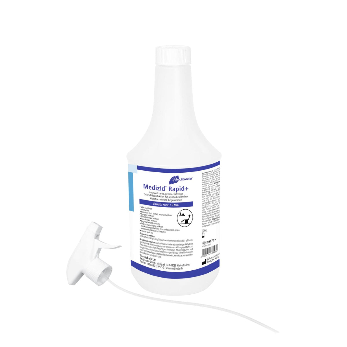Meditrade Medizid® Rapid+ Sprühwischdesinfektion 1 l Flasche