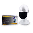 Meditrade medizinische Schutzmaske Typ II Protec Black, 3 lagig 50 Stück, Schwarz