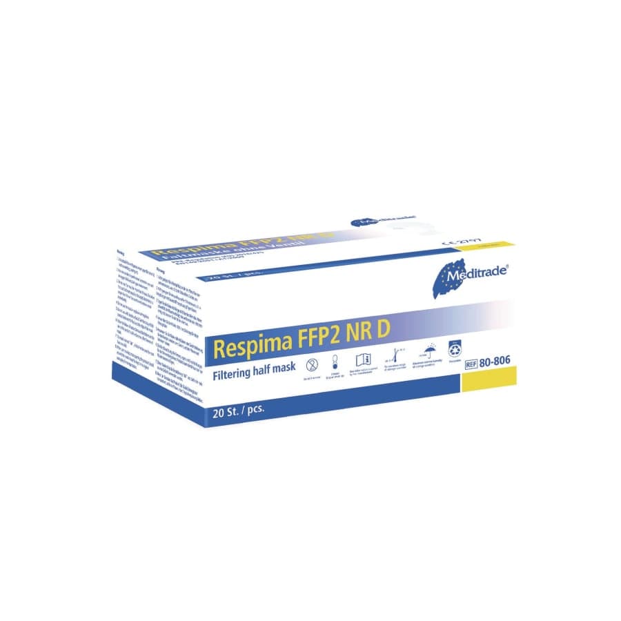 Meditrade Suavel Respima FFP2 NR D, Atemschutzmaske, 5-lagig